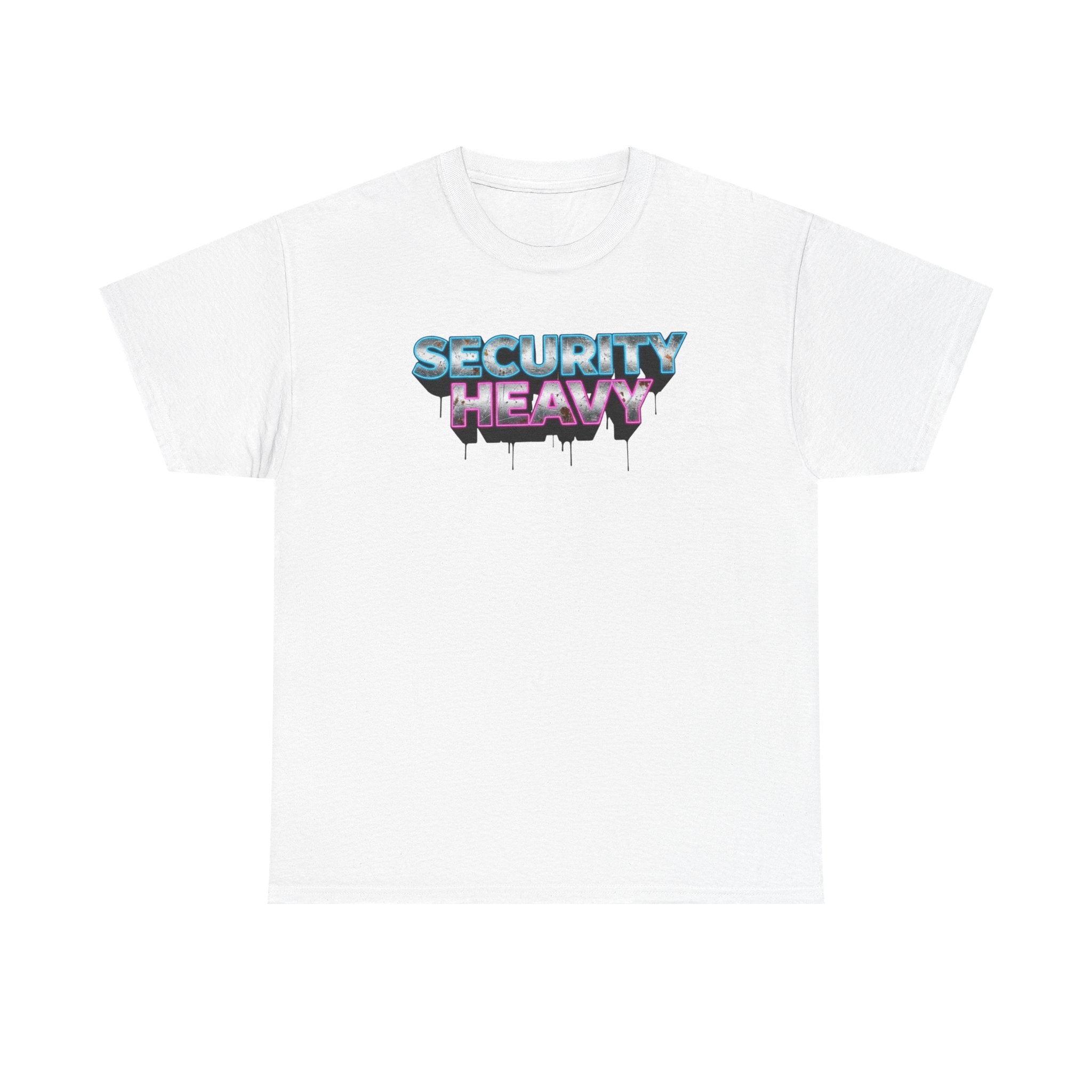 Security Heavy Viral Meme Cotton Tee with Design, Comfortable Unisex Shirt, Perfect for Casual Wear, Gifts, Parties, Fashion Statement Viral