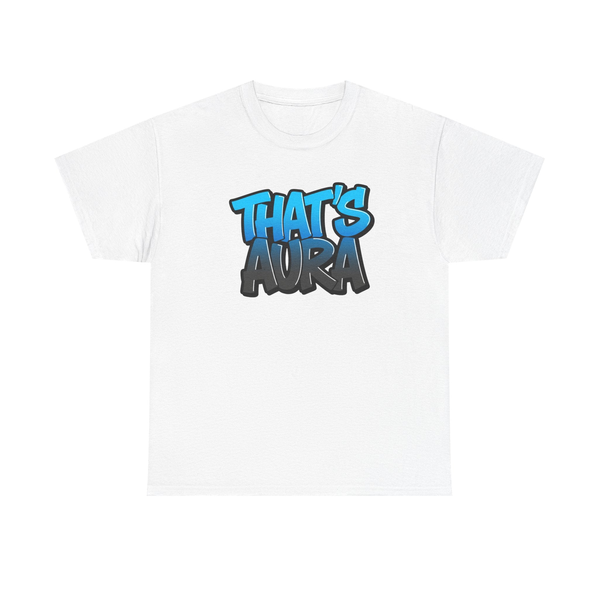 Urban That's Aura Graffiti Unisex Heavy Cotton Tee | Streetwear Graphic T-Shirt, Casual Outfit, Gift for Art Lovers, Summer Style, Comfortable Wear