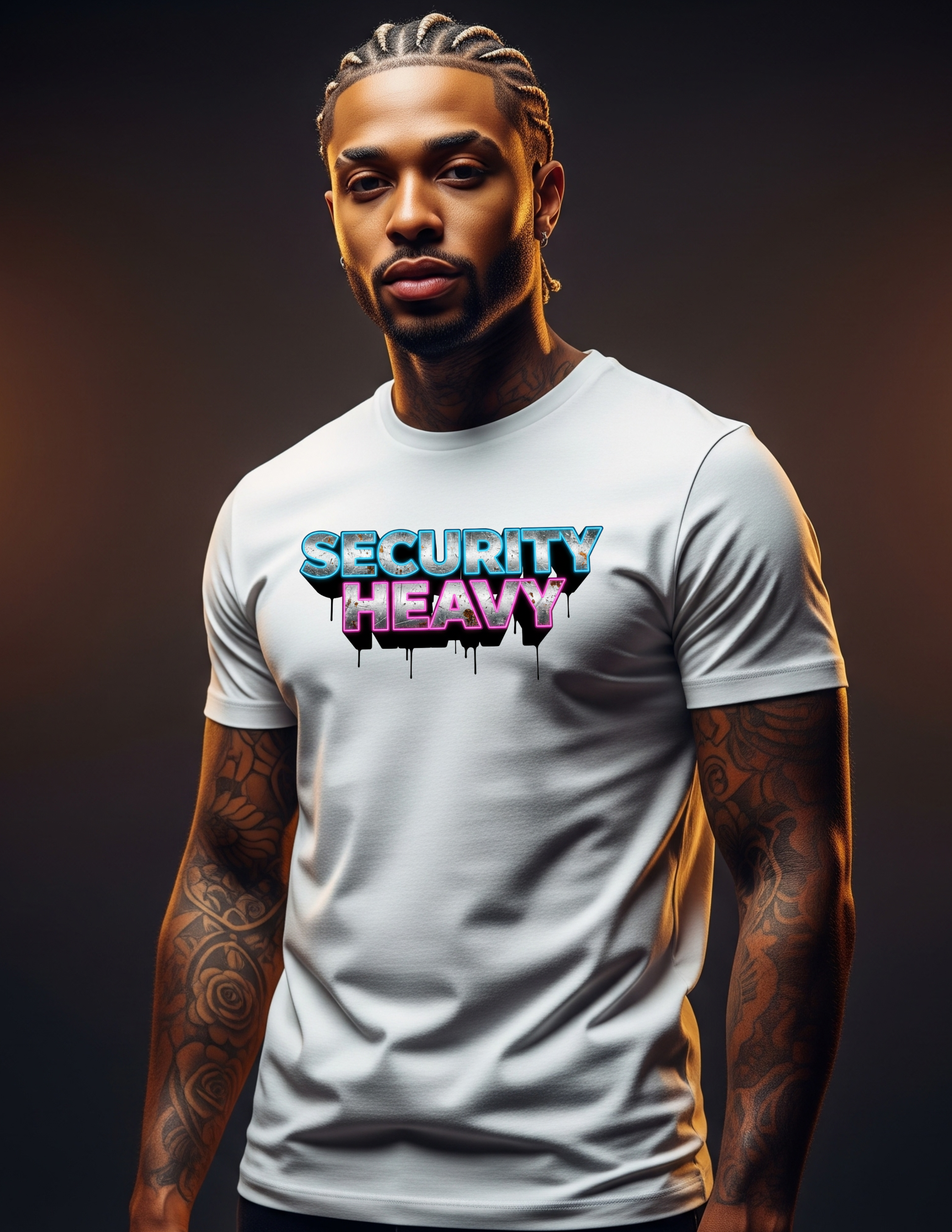 Security Heavy Viral Meme Cotton Tee with Design, Comfortable Unisex Shirt, Perfect for Casual Wear, Gifts, Parties, Fashion Statement Viral