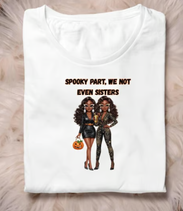 Halloween Baddie Clipart: Spooky Black Girl Magic PNG (Digital Download)